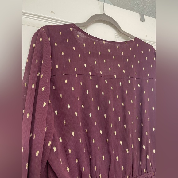 Lane Bryant peplum size 14 fall top - Picture 5 of 6